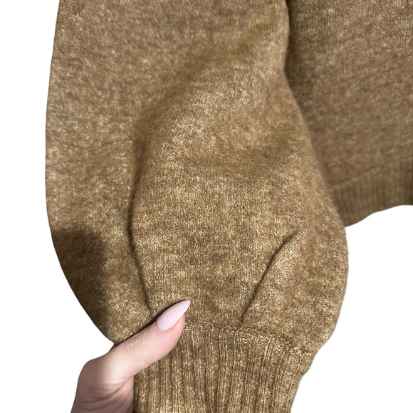 Aritzia Camel Cowl Neck Sweater - Picture 7 of 11